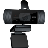 Thronmax Stream Go X1 Webcam (X1PRO), Full HD 1080p/1920x1080 mit Autofokus und Dual-Mikrofon und HDR Technologie für professionelle HD Aufnahmen in Studioqualität beim Podcast / Chat / etc.