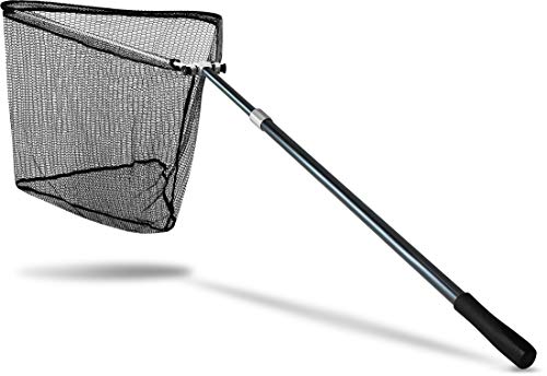 Storfisk fishing & more Raubfischkescher XXL Teleskop Kescher zum Angeln, Netz gummiert Klappmechanismus, Zentimeter:225 cm