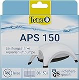 Tetra APS 150 Aquarium Luftpumpe - leise Membran-Pumpe für Aquarien von 80-150 L, weiß
