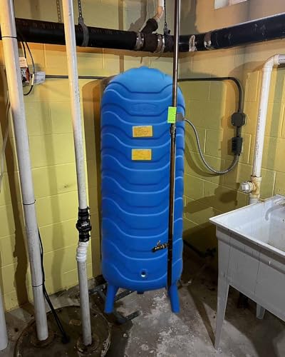 Ausdehnungsgefäß Heizung PE -Druckständer Well Wassertank mit Kugelventil -Kit, Warmwasserbereiter Umgekehrte Osmose -Blasenmaschine, 10 20 30 40 50 60 80 90 100 130 GAL (Size : 50x160cm(400L/105.7ga