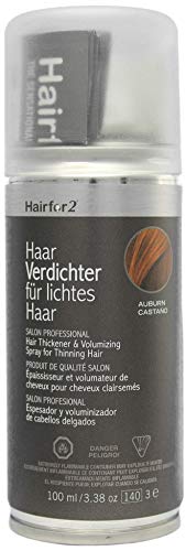 Hairfor2 Haarverdichtungsspray gegen lichtes Haar (100ml) (kastanienbraun)