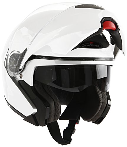 Scotland Helm Modular Force 02, Weiß Glänzend, Größe 61-62 (XL)