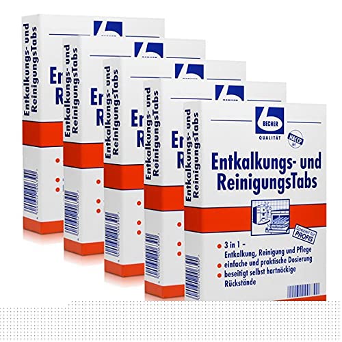 5x Dr. Becher Entkalkungs- und Reinigungs Tabs 8 stk.