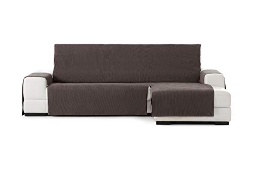 Eysa Loira Protect Wasserdichte und atmungsaktive Sofa überwurf, 65% Polyester 35% Baumwolle, Schokolade, 290 cm.