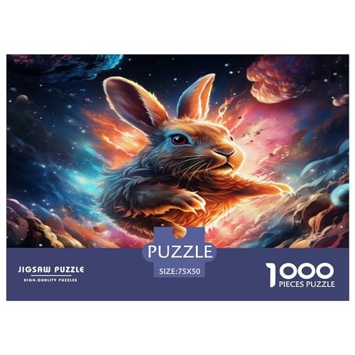 Galaxies Rabbits 1000 Teile Für Erwachsene Puzzles Geburtstag Lernspiel Home Decor Family Challenging Games Stress Relief Toy 1000pcs (75x50cm)