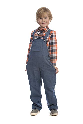 Dress Up America Farmer-Kostüm für Kinder – Farmers Overall und Shirt für Jungen und Mädchen