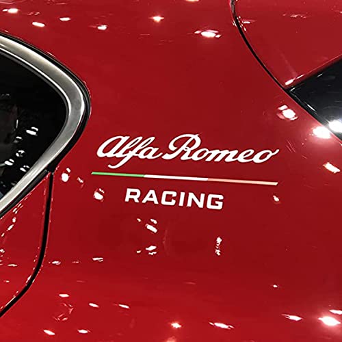 ZUKKY Auto-Aufkleber, schützt personalisiertes Zubehör, Dekoration, Styling mit Logo, für Alfa Romeo Giulia Giulietta 159 156 MITO Stelvio 147 Sportiva