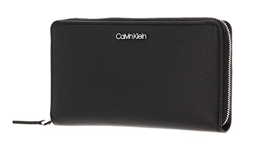 Calvin Klein Damen Z/A Wallet XL Reisezubehör- Reisebrieftasche, Black, One Size