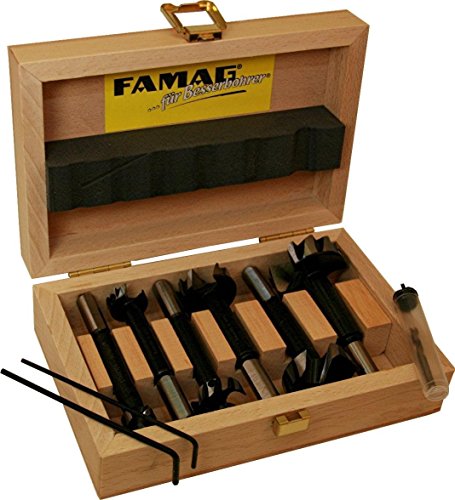 FAMAG Bormax 2.0 prima Staketenbohrersatz 5-teilig WS D=16,18,20,22,25mm im Holzkasten
