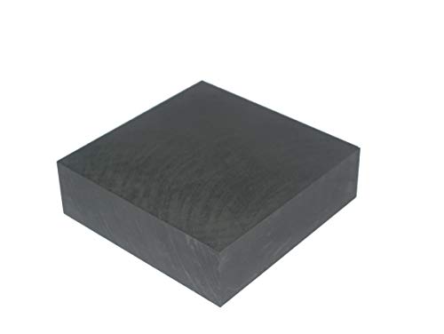 LLF 99,9% Reinheit Graphit Barren Block EDM Graphit Platte Fräsfläche (100 mm x 100 mm x 30 mm)
