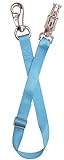Loaged Verstellbare Anhänger-Krawatte – Pferdeanhänger, Nylon-Gurtband, verstellbar von 63 bis 94 cm (Hurricane Blue)