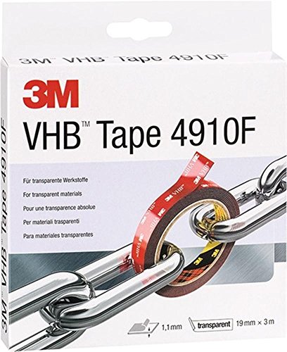 Montageband VHB Tape 4910F 19 mm x 3 m, Rolle, transparent