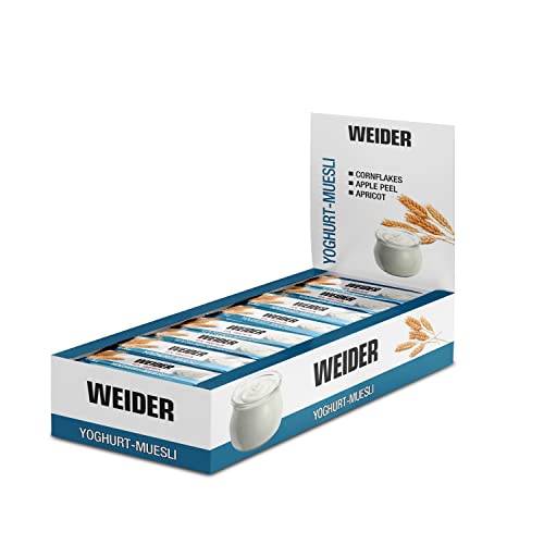 Weider Body Shaper Bar, Yoghurt-Cereal, 1er Pack (24x 35g Riegel)