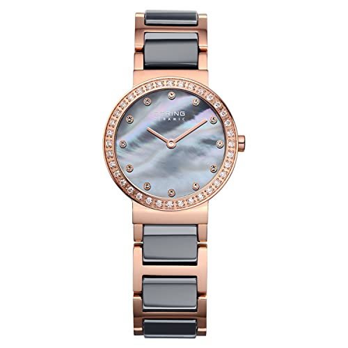 BERING Damen-Armbanduhr Analog Quarz Edelstahl 10725-769