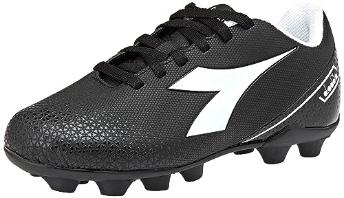 Diadora Pichichi 6 Md Jr Fussballschuh, Black White, 35.5 EU