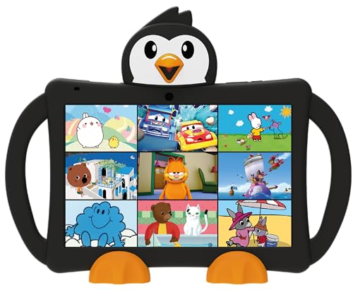 Logicom - Tablet Touchscreen für Kinder – Logikds 11 – für 3 bis 8 Jahre – Ludo-pädagogische Apps enthalten – 2 GB RAM – 5000 mAh – 16 GB – Display 10,1 Zoll – Android 13