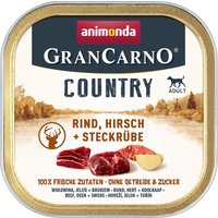 Sparpaket Animonda GranCarno Adult Country 44 x 150 g - Rind, Hirsch & Steckrübe