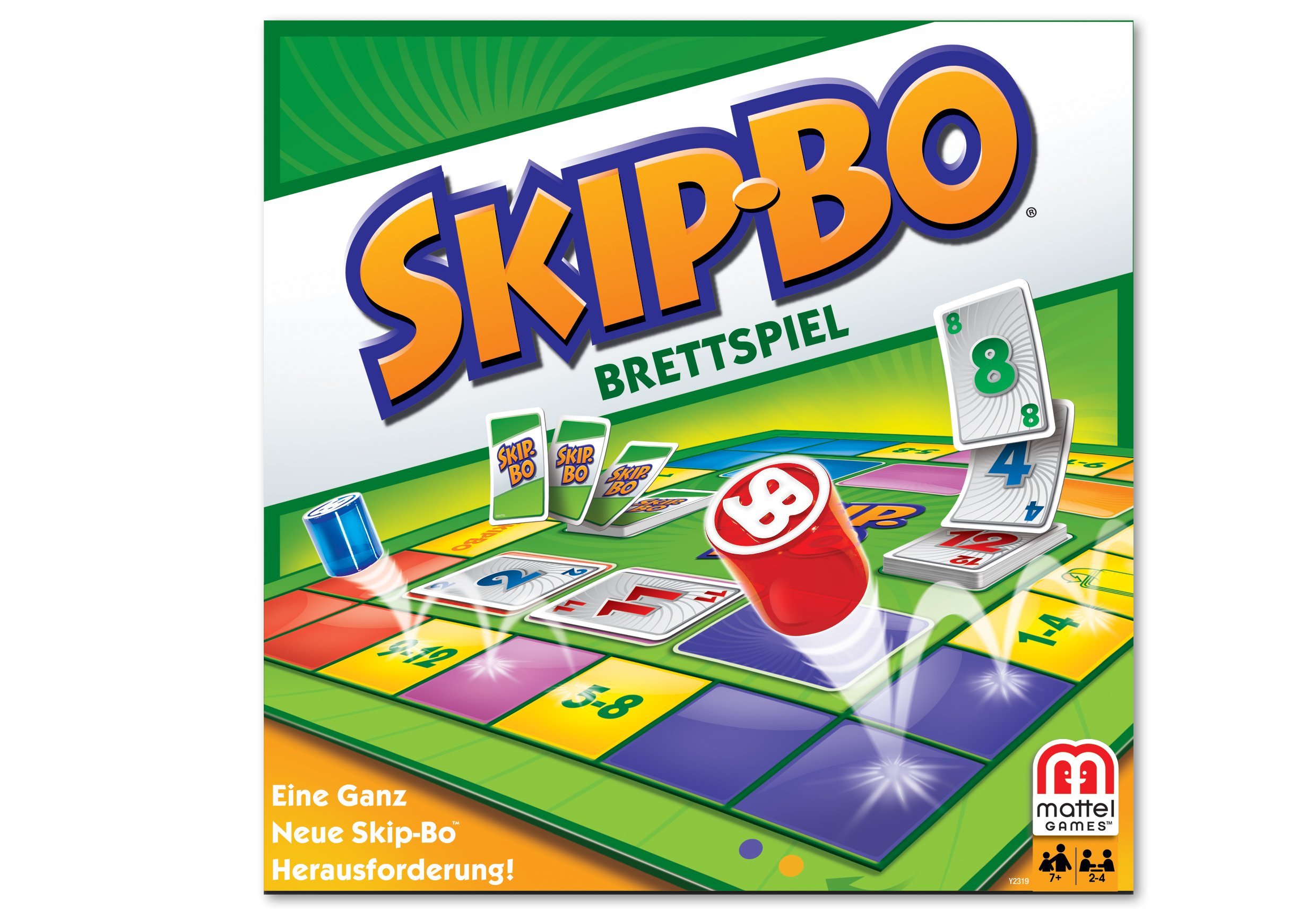 Mattel Y2319 - Skip-BO Brettspiel