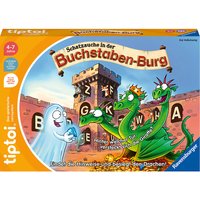 Ravensburger tiptoi 00124 Schatzsuche in der Buchstabenburg Spiel für Kinder von 4-7 Jahren für 1-4 Spieler