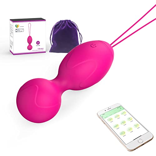 Multi-Mode-Beckentrainer, intelligenter Beckenboden-Muskeltrainer, Blasenkontrolle-Übungsgerät für Frauen (Rosa)