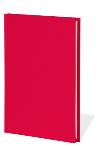 Semikolon (351216) Notizbuch Classic A5 blanko red (rot) - Buchleinenbezug - 160 Seiten mit cremeweißem 100g/m²- Papier - Lesezeichen