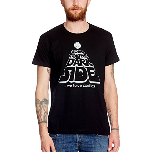 Elbenwald T-Shirt Come to The Dark Side Frontprint für Star Wars Fans schwarz - S