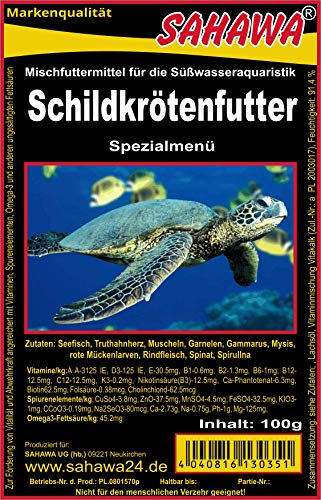 SAHAWA® Wasserschildkröten Frostfutterpaket 10 Artikel aus 6 Sorten , Frostfutter, Schildkrötenfutter