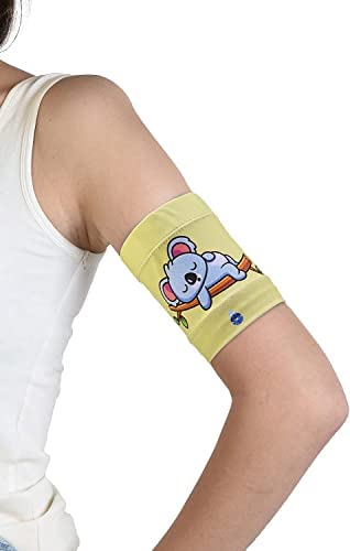 Dia-Band KINDER, Glucose Sensor Schutz Armband Freestyle Libre, Medtronic, Dexcom oder Omnipod – Komfortabel wiederverwendbares Diabetikband. (Junior.L (20-22 cm))