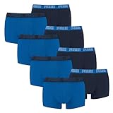 PUMA Herren Shortboxer Unterhosen Trunks 100000884 8er Pack, Wäschegröße:M, Artikel:-003 True Blue