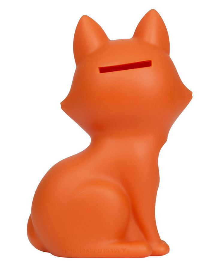 Spardose FOX in orangerot 4