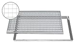 ACO Schuhabstreifer Gitterrost mit Zarge MW 30/30 Eingangsrost Normrost Abstreifer Rost, Größe:80 x 40 cm