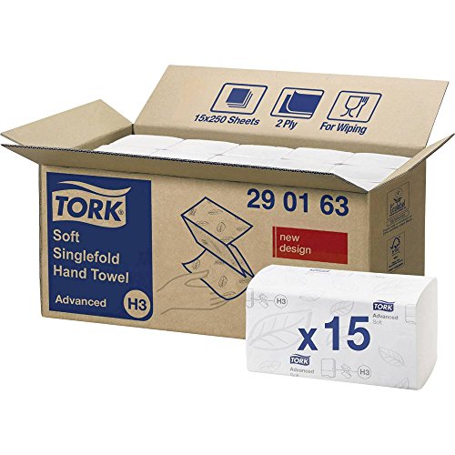 TORK 290163 Zickzack Advanced Papierhandtücher 2 lagig 15 Pckg. Passend für: Tork H3
