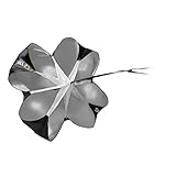 SKLZ Schnelligkeitstrainer Chrome Speed Chute Pro-Widerstands Doppel-Fallschirm, schwarz/weiß, OneSize