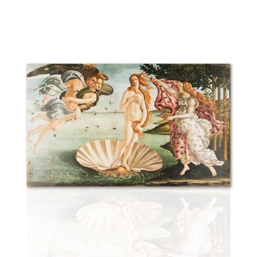Declea Home Decor Opera D'Arte Sandro Botticelli "Geburt de Venus" Canvas Kunst Reproduktion auf Leinwand, moderne Bilder Venus de Botticelli