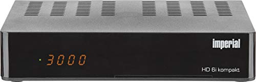 IMPERIAL HD6i kompakt HD Sat Receiver - Smart (DVB-S2, Alexa Voice, Sat to IP, Web-Portal, PVR Ready) schwarz