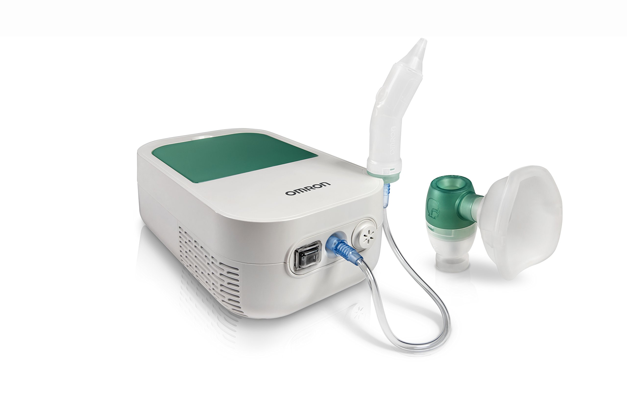 OMRON DuoBaby – 2-in-1-Inhalationsgerät mit Nasensauger, speziell für Babys zur Behandlung einer verstopften Nase und von Atemwegserkrankungen