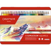 Caran d´Ache 3888.330 ArtistSupracolor Soft Aquarelle Sortiment mit 30 Farben