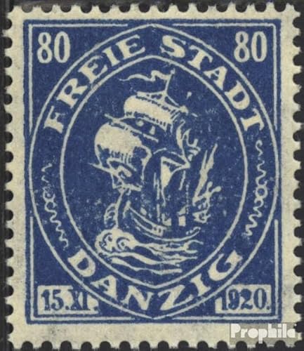 Prophila Collection Danzig 65 mit Falz 1921 Handelskogge (Briefmarken für Sammler) Seefahrt/Schiffe