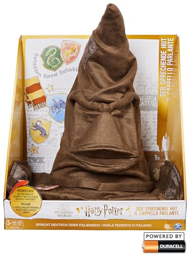 Wizarding World 6063054 Harry Potter - Sprechender Hut mit realistischer Mimik & Sound