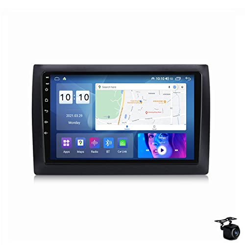 Android 12 2 Din Autoradio Radio Navi für F-IAT STILO 2010 9" GPS Navigation Multimedia Video Player Mit DSP FM BT WiFi SWC 4G 5G Carplay Link Spiegeln Plug and Play,M200s