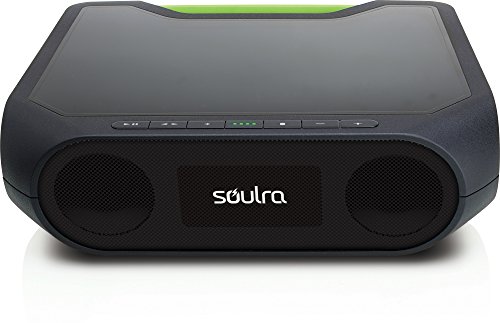 SOULRA Rugged rukus Xtreme The Super-Loud, All-Terrain, Smartphone Charging, Dual-Powered Wireless Sound System for Xtreme Audiophiles