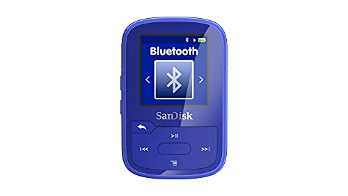 SanDisk 32GB Clip Sport Plus MP3 Player- Blau -