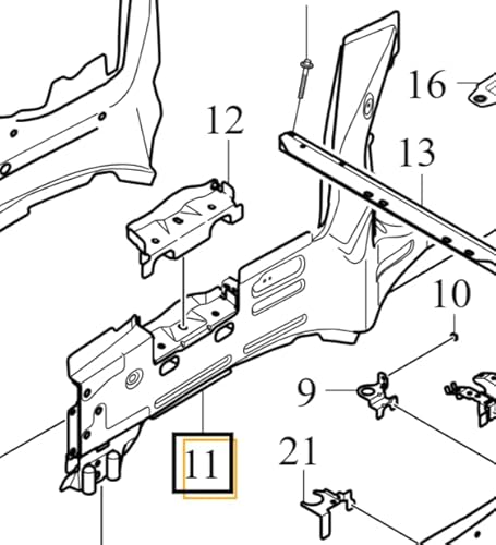 VOLVO S60 V60 S90 V90 XC60 II Verstärkung rechter vorderer Hilfsrahmen OE 32377173