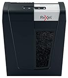 Rexel MC4 Whisper-Shred™ Aktenvernichter, Mikroschnitt, schreddert bis zu 4 Seiten, Sicherheitsstufe P5, 14 Liter Abfallbehälter, äußerst leise und kompakt, für zu Hause, Secure Serie