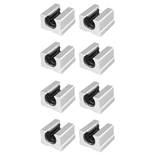 rieder 8 Stücke 12mm / 0,47 Sbr12Uu Aluminium Offene Lineare Router Motion Lager Solid Block Einheit Cnc Serie