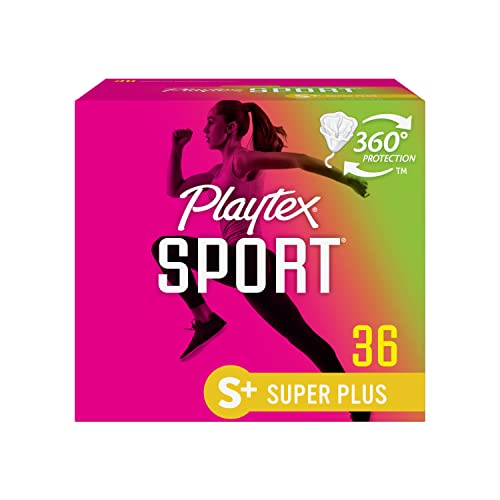 Playtex Sport Tampons with Flex-Fit Technology, Super Plus, Unscented - 36 Count by Playtex