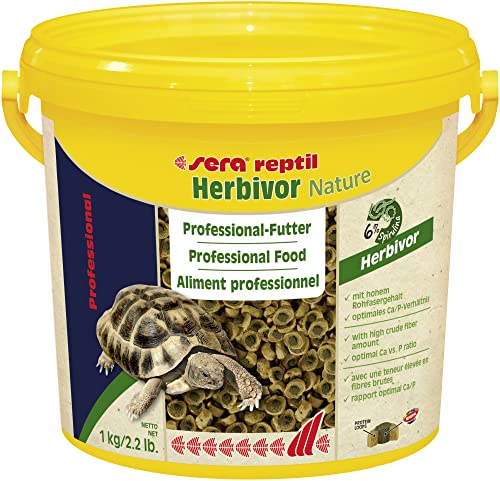 sera 01814 reptil Professional Herbivor 3800 ml - Pflanzen fressende Reptilien ernähren wie die Profis