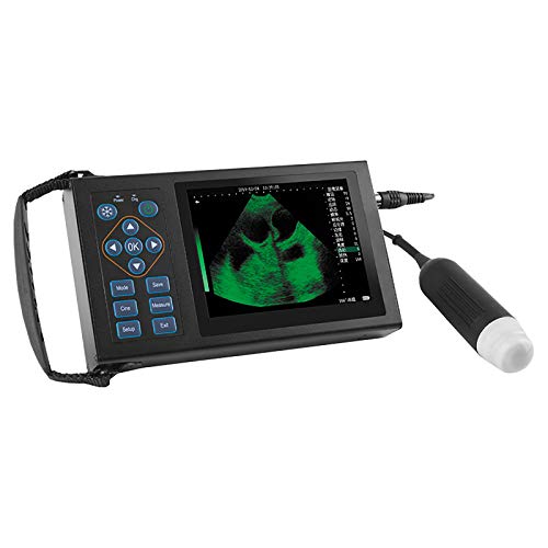 LMEILI Tragbares Veterinär-Ultraschallgerät Multifunktions-HD-Wiedergabe in Farbe zum Backfat-Tester und voraussichtliches Fälligkeitsdatum