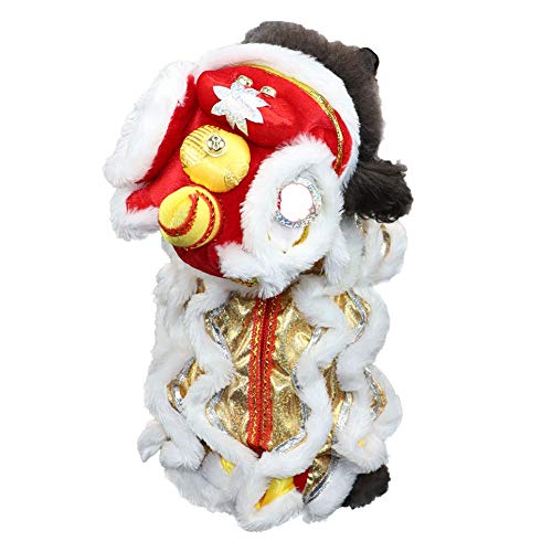 Hund Kostüm Hoodie Pullover Lustige Haustier Katze Hund Drachen Outfit Tanz Dressing UP Kleidung Welpe Cosplay Chinesisches Neujahr tragen