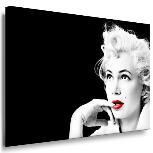 Kunst auf Leinwand Marilyn Monroe Bild fertig auf Keilrahmen ! Pop Art Gemälde Kunstdrucke, Wandbilder, Bilder zur Dekoration - Deko. Film/Movie/Tv Stars Kunstdrucke
